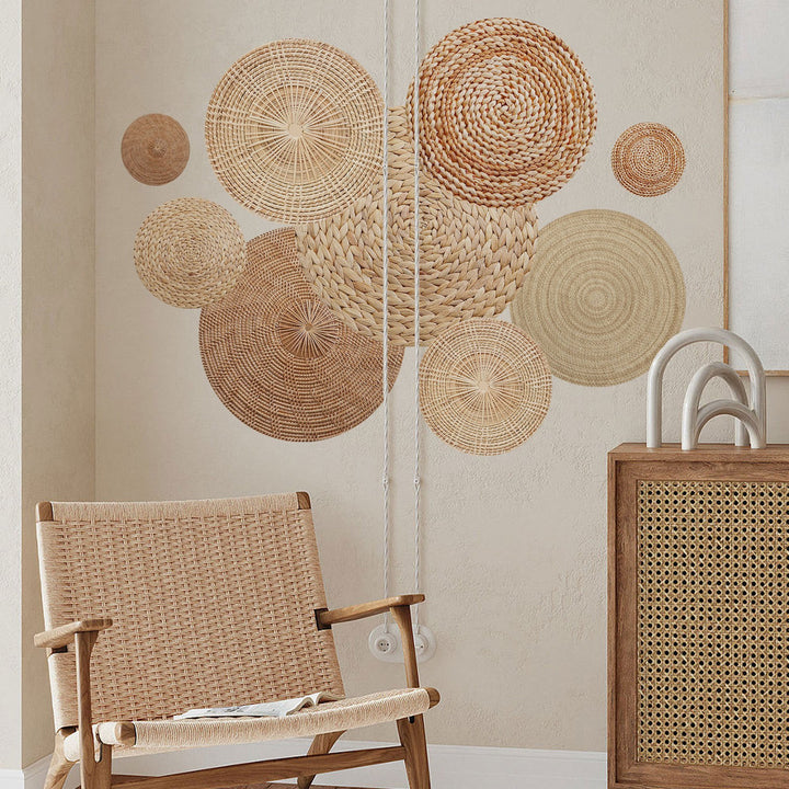 Elegante Wanddekoration Aus Naturmaterialien Karnz