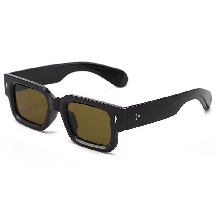 Stylische Rechteckrahmen Sonnenbrille Karnz