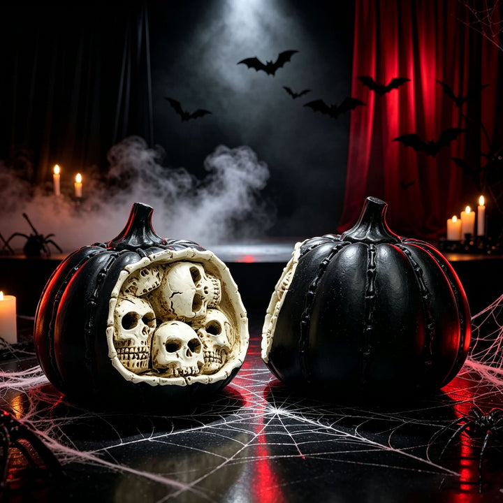 Kreative Halloween Dekofigur in Kürbisform Karnz