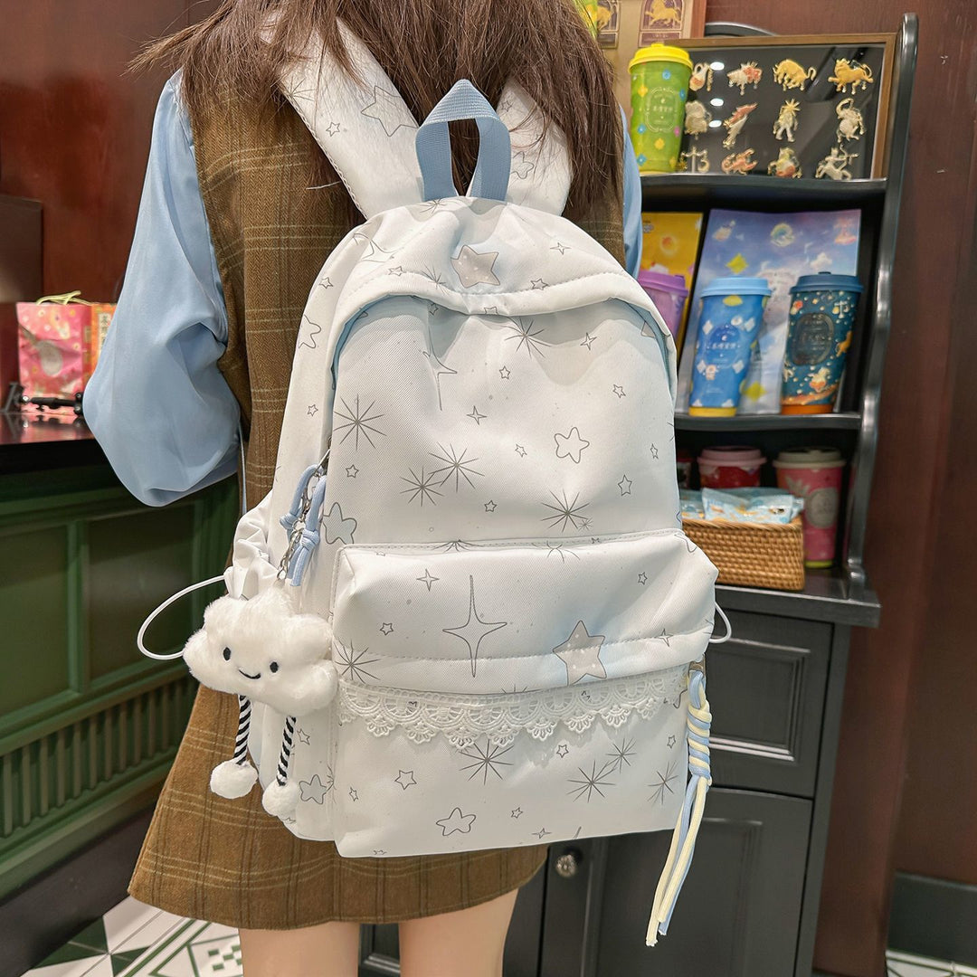 Rucksack mit Verträumtem Sternenmotiv und Praktischen Funktionen Karnz