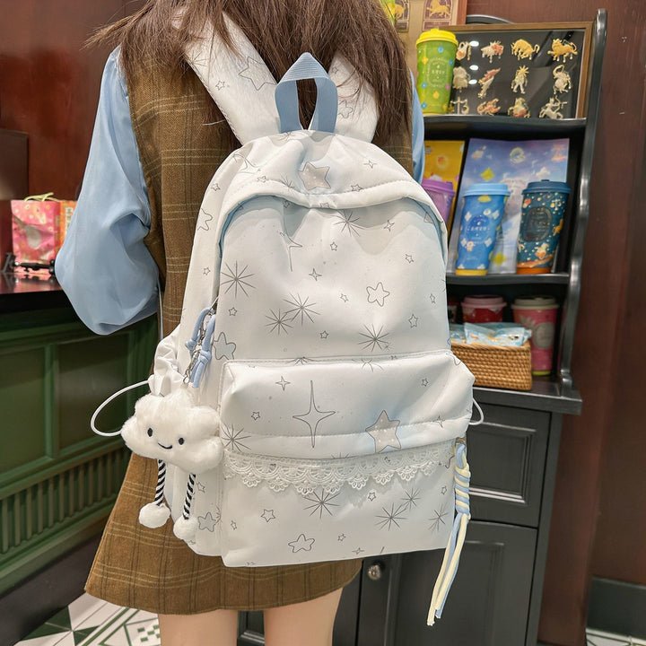 Rucksack mit Verträumtem Sternenmotiv und Praktischen Funktionen Karnz