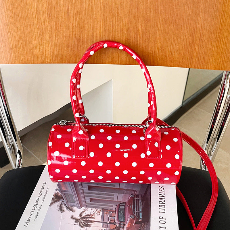 WoChic Strukturierte Gepunktete Handtasche Karnz