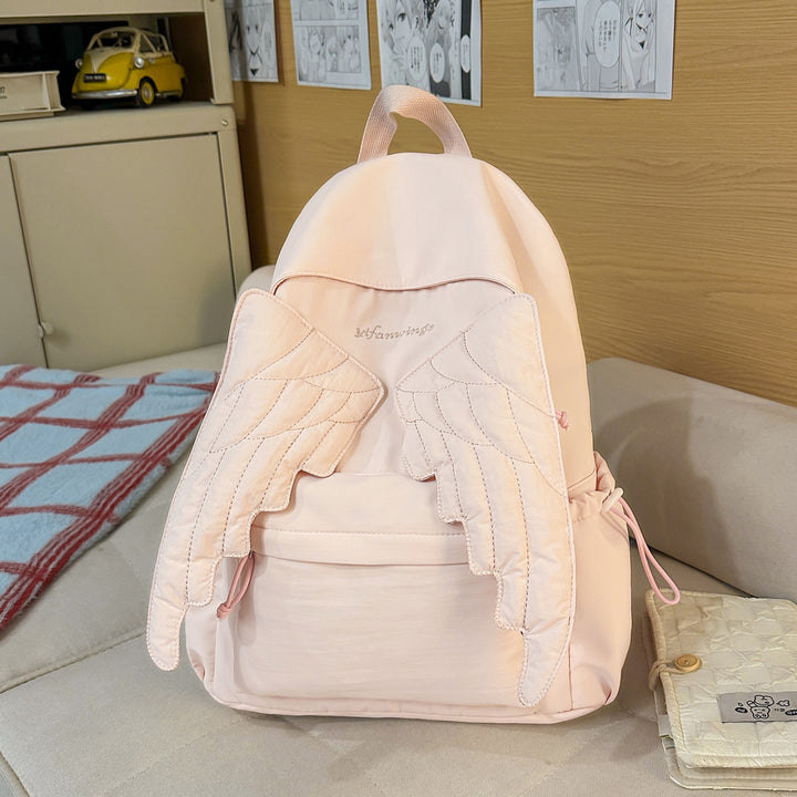 Verspielter Flügel-Design Rucksack