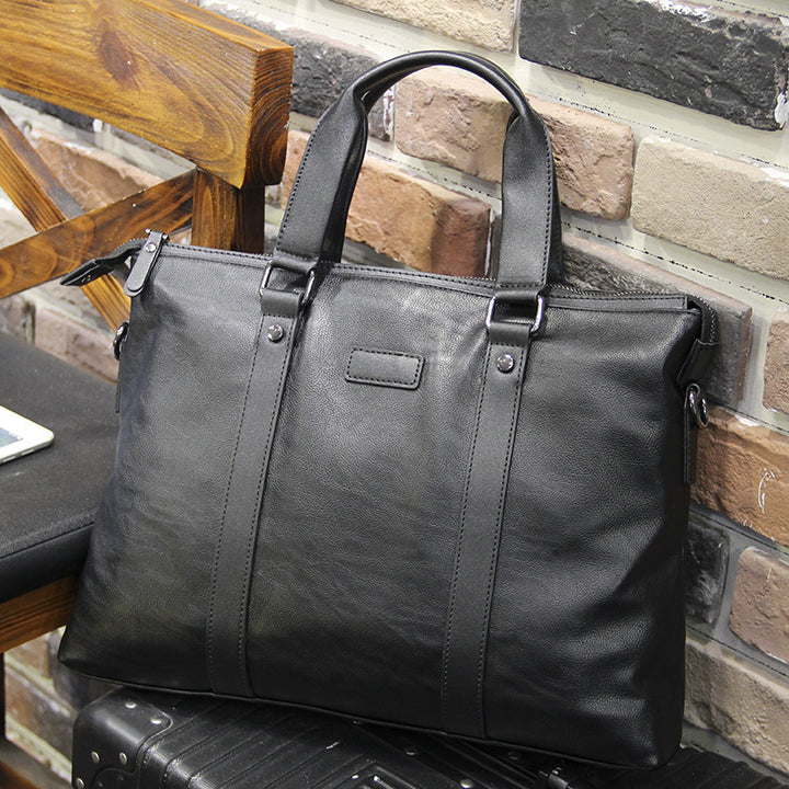 Elegante Tragetasche Aus Hochwertigem Leder Karnz