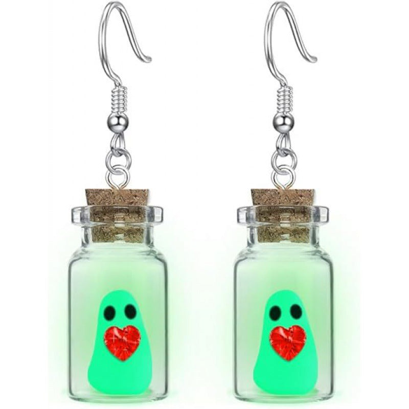 Ghost-In-A-Jar Dangle Ohrringe Karnz
