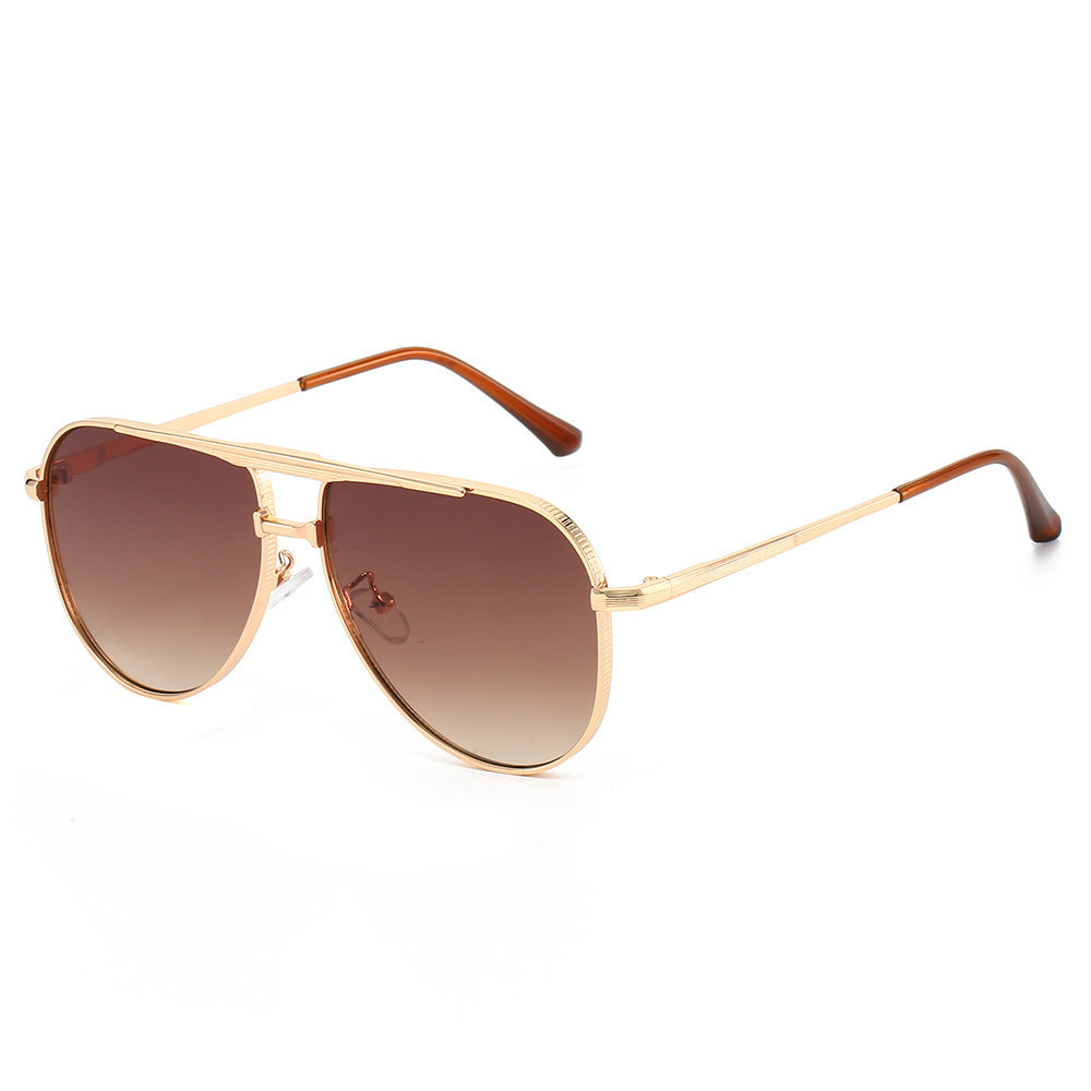 Damen Vintage Piloten-Sonnenbrille Karnz