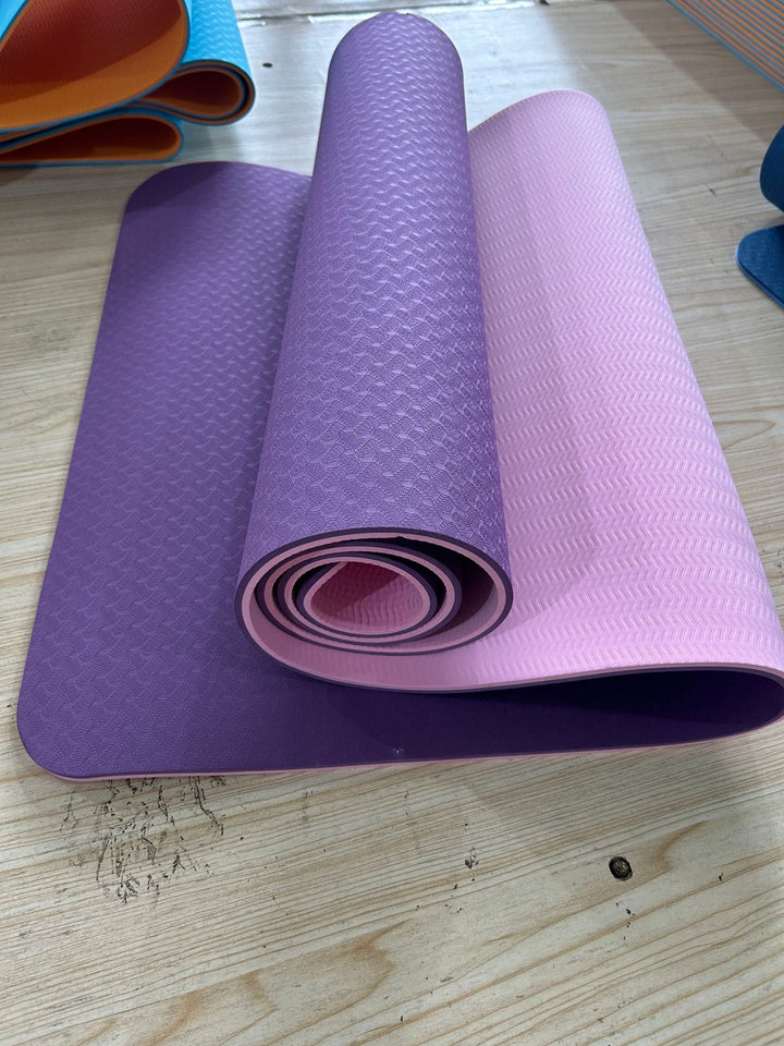 Rutschfeste Fitness-Yogamatte mit Doppelter Dämpfung Karnz