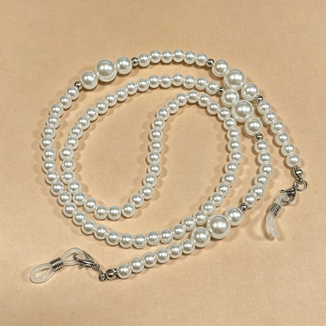 Elegante Perl Brillen Kette Karnz
