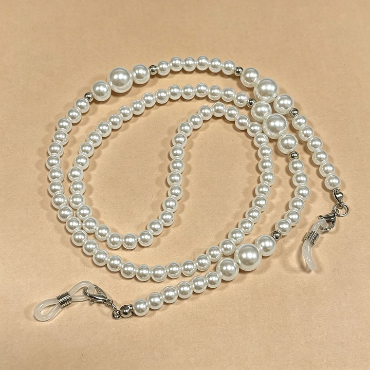 Elegante Perl Brillen Kette Karnz