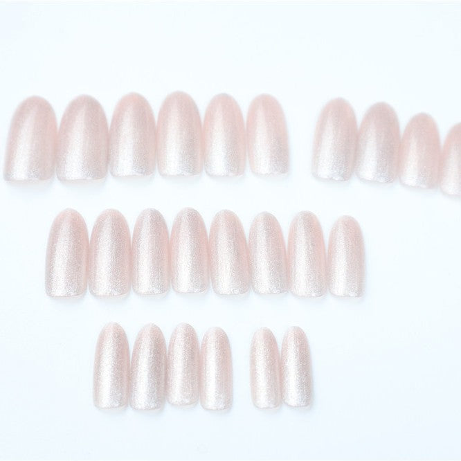 Funkelnde Glitzer Ombre Press-On Nägel Karnz