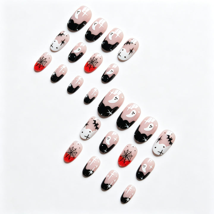Halloween-Themen Künstlerisches Nageldesign-Set