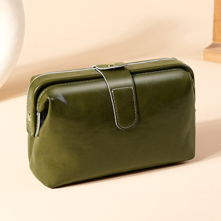 Vintage Leder Kosmetikbox