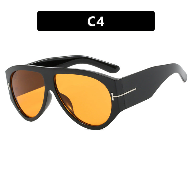 Damen modische oversized Sonnenbrille im Retro-Stil Karnz