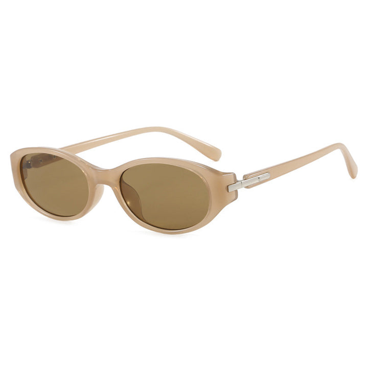 Damen cat-eye Sonnenbrille mit robustem Rahmen und polarisierenden Gläsern Karnz
