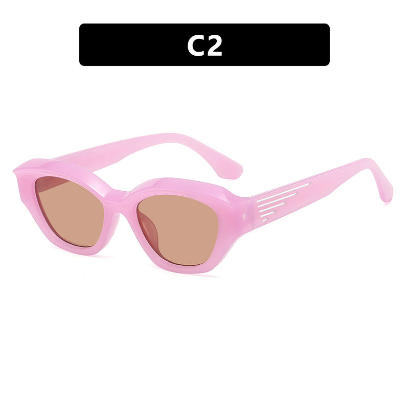 Damen Cat-Eye Sonnenbrille mit markantem Rahmen und UV-Schutz Karnz