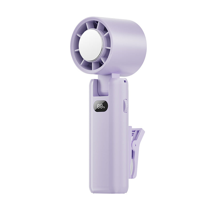 Unisex Tragbarer Clip-Ventilator mit LED-Anzeige Karnz
