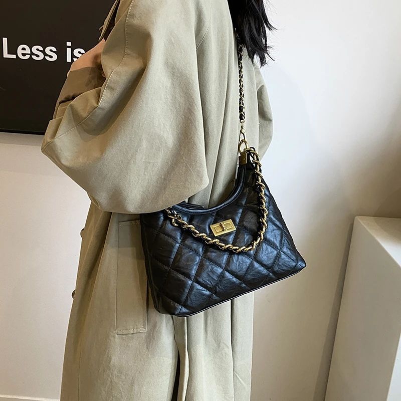 Gep quiltete Luxus-Handtasche Karnz