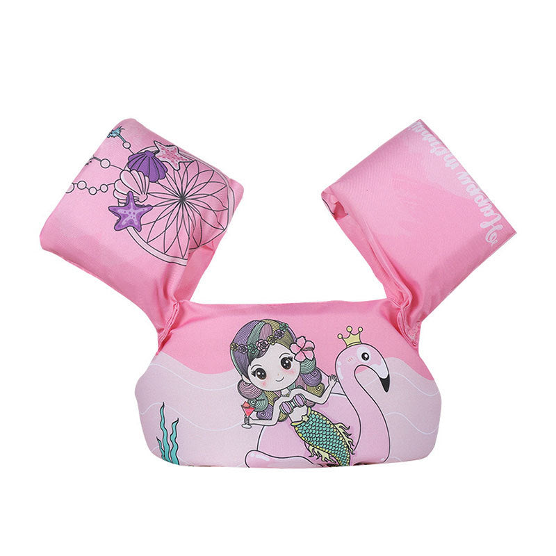 Damen Aufblasbare Schwimmhilfe mit farbigem Flamingo-Design Karnz