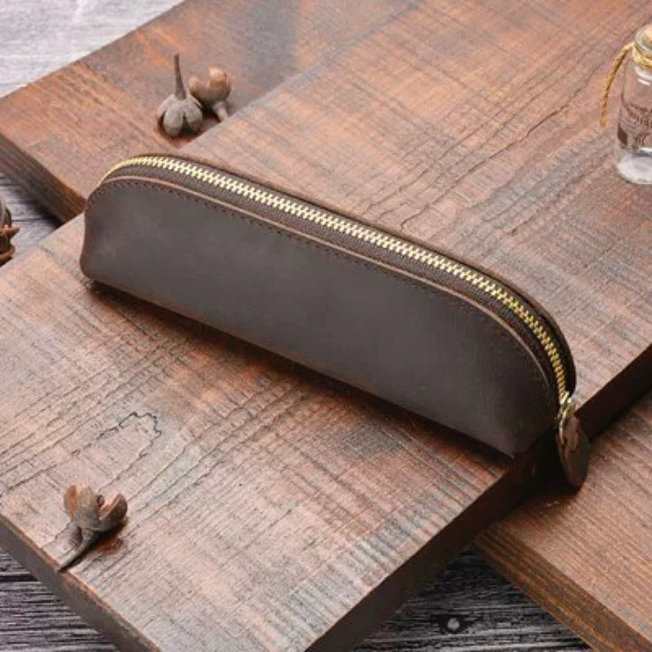 Stylischer Leder-Bleistiftcase Karnz