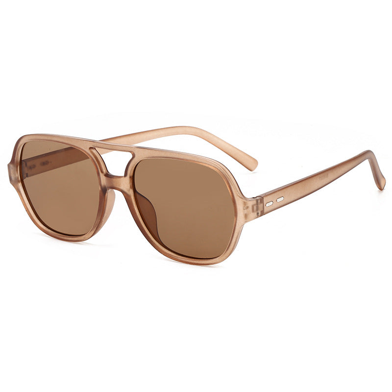 Damen quadratische Brille mit klarem Rahmen und modischem Design Karnz