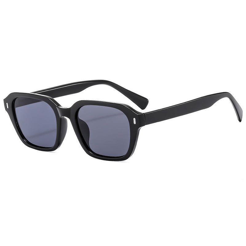 Damen Quadratische Sonnenbrille mit stylischem Transparentrahmen und UV-Schutz Karnz
