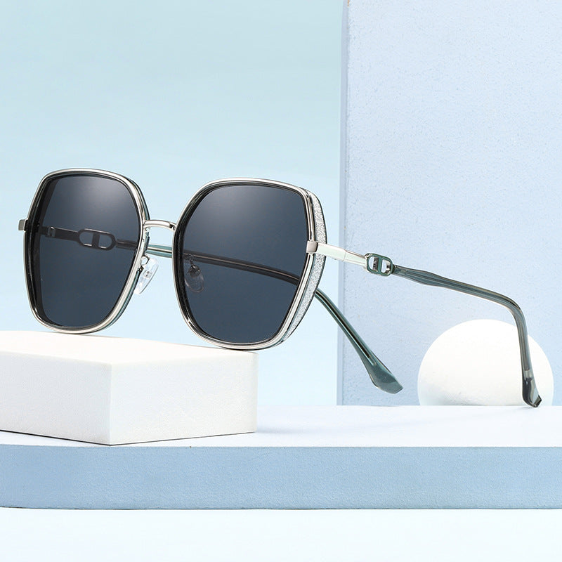 Damen modische quadratische Sonnenbrille Karnz
