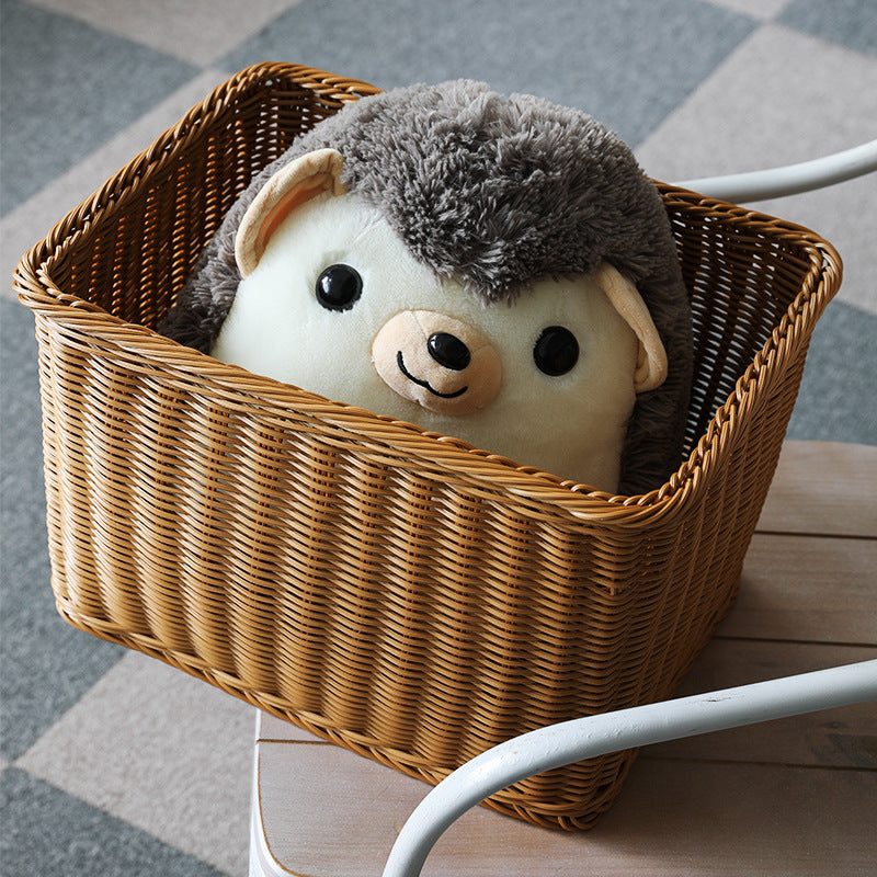 Unisex Praktischer Aufbewahrungskorb aus hochwertigem Rattan Karnz