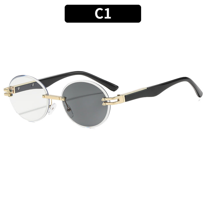 Deluxe Runde Rahmen Sonnenbrille