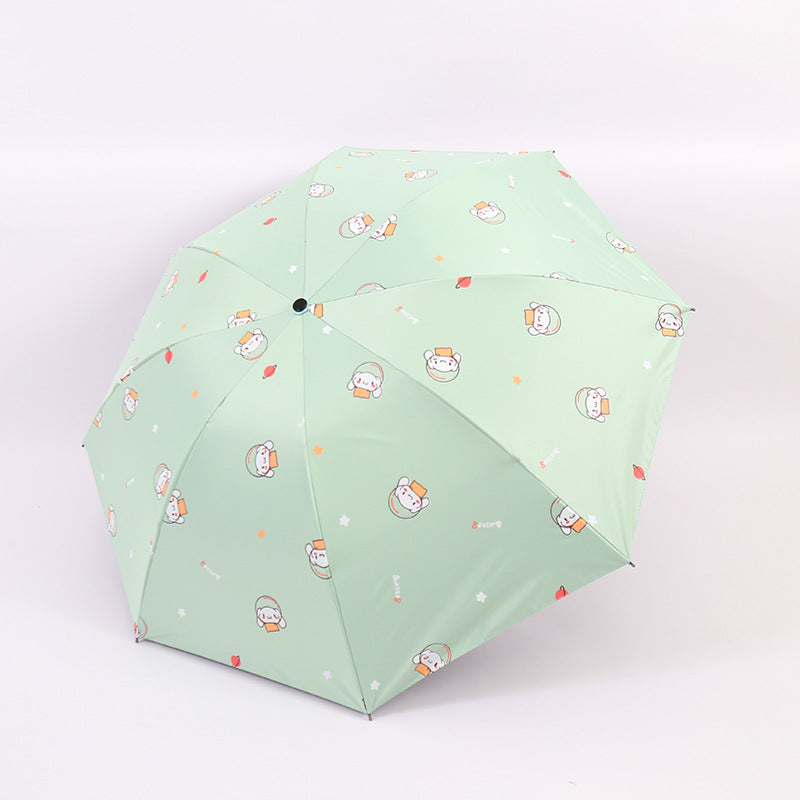 Damen Falt-Regenschirm mit lustigem Tierdesign Karnz