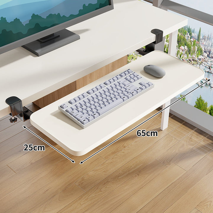 Untertisch-Rollende ergonomische Tastatur- und Mausablage mit Klemmbefestigung