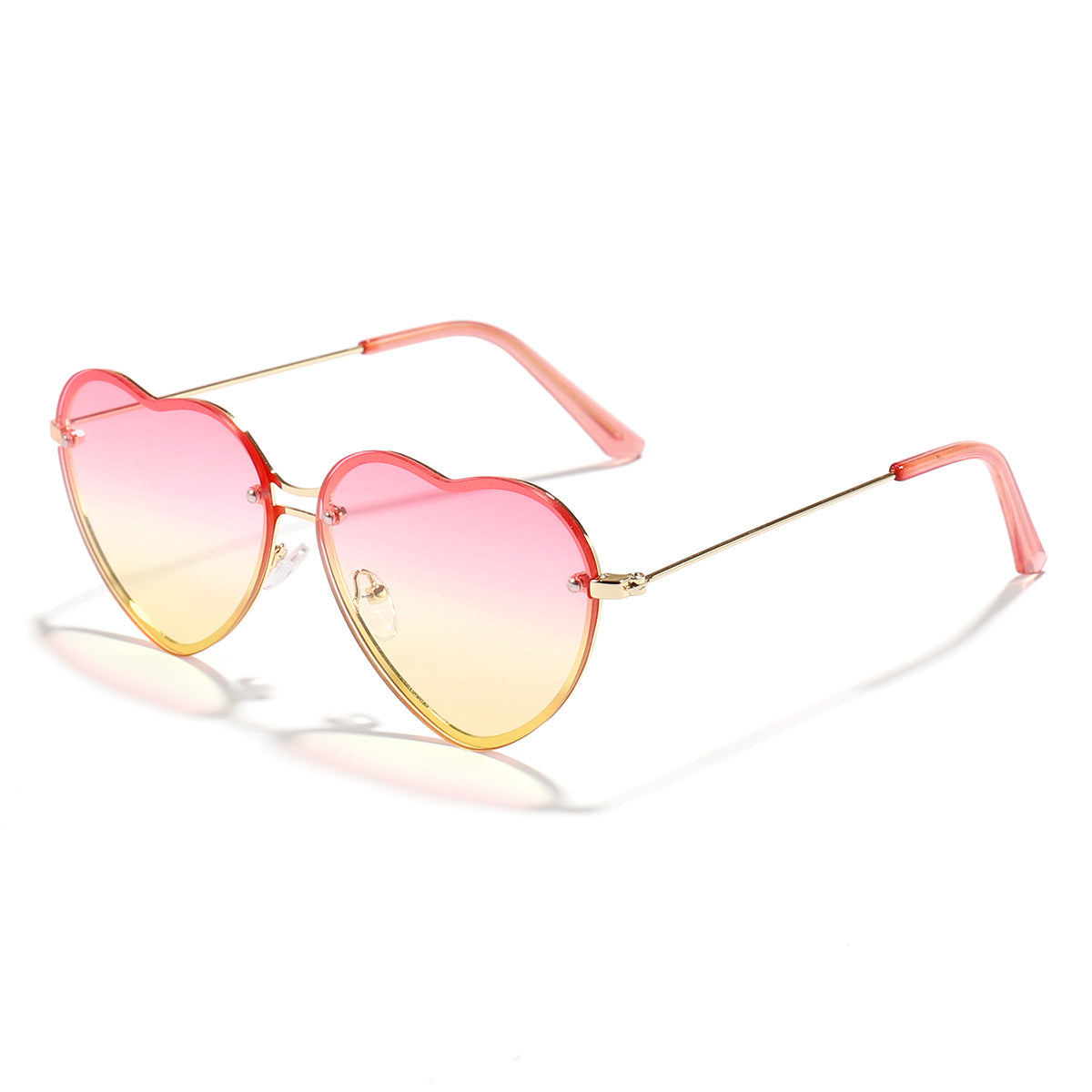 Damen Herzförmige Sonnenbrille mit stylishen Gläsern Karnz