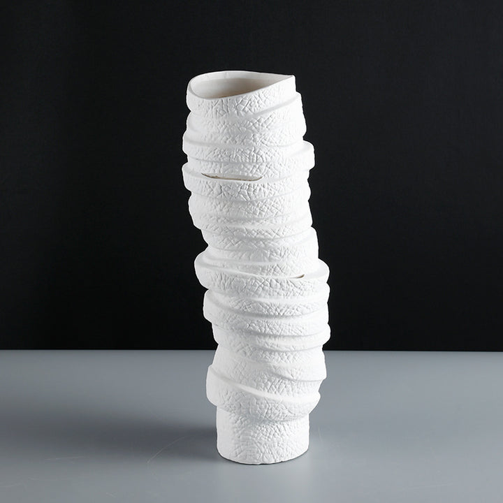 Strukturierte moderne dekorative Vase