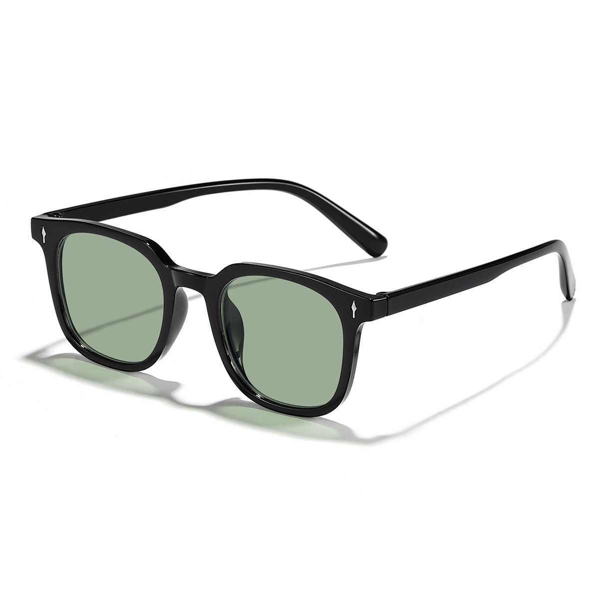 Damen modische Sonnenbrille mit transparentem Rahmen und UV-Schutz Karnz