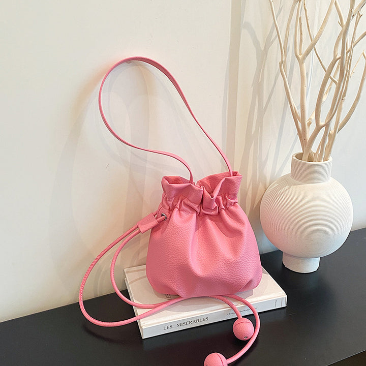 WoStylish Drawstring Bucket Handtasche Karnz