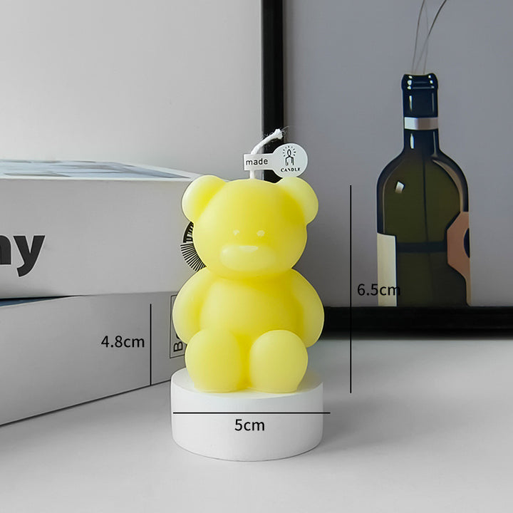 Teddy Bär Förmige Kerze