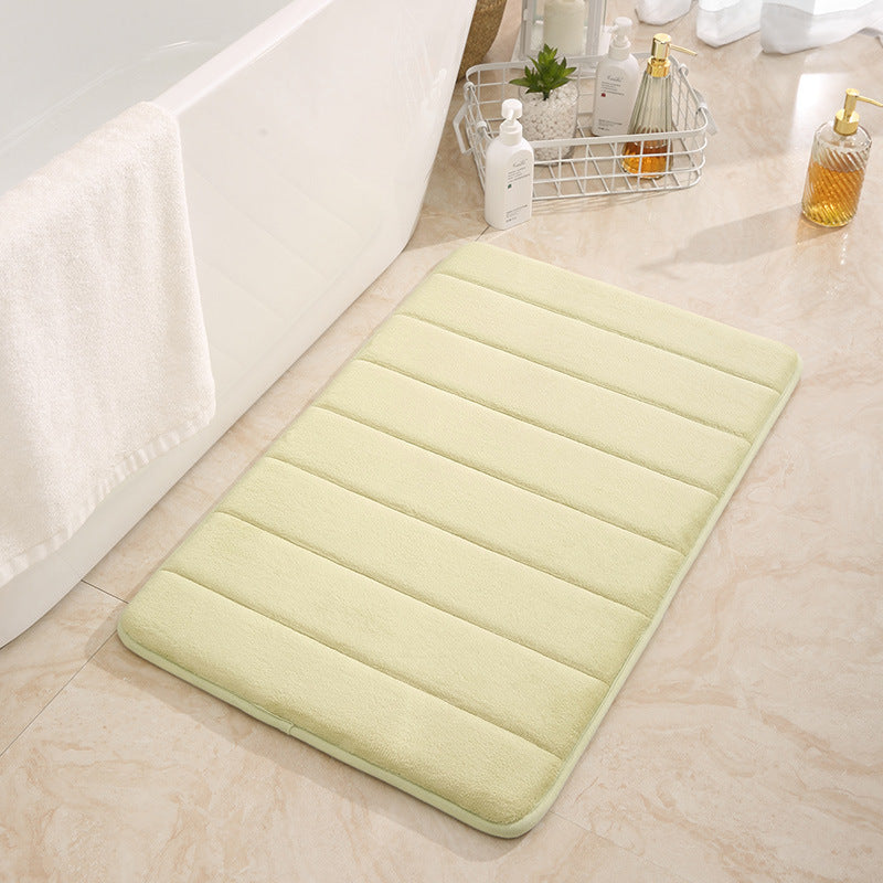 Plüsch Komfort Badezimmer Teppich