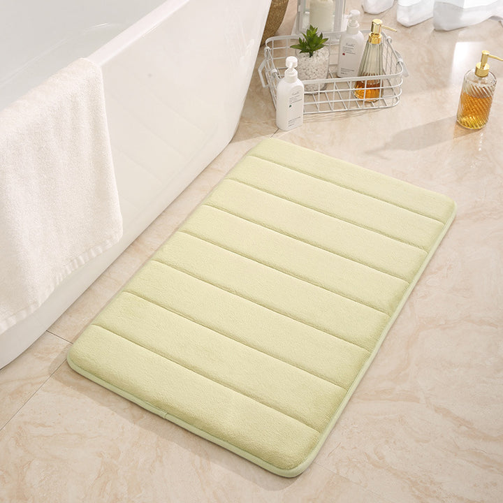 Plüsch Komfort Badezimmer Teppich