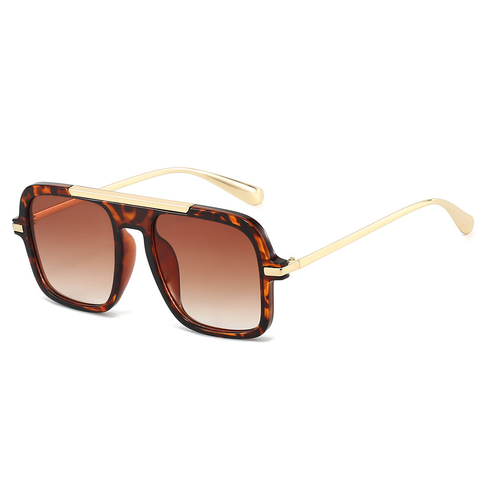 Damen modische Sonnenbrille mit angesagtem quadratischem Rahmen Karnz