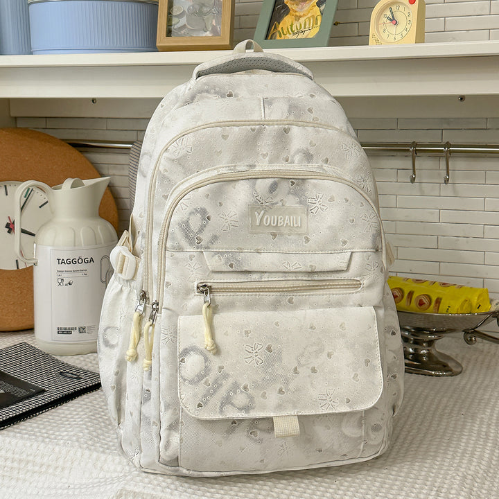 Charmanter Blumendruck Rucksack Karnz