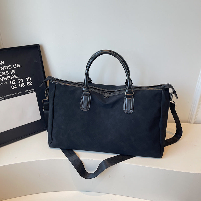 Klassische Leder Wochenendtasche