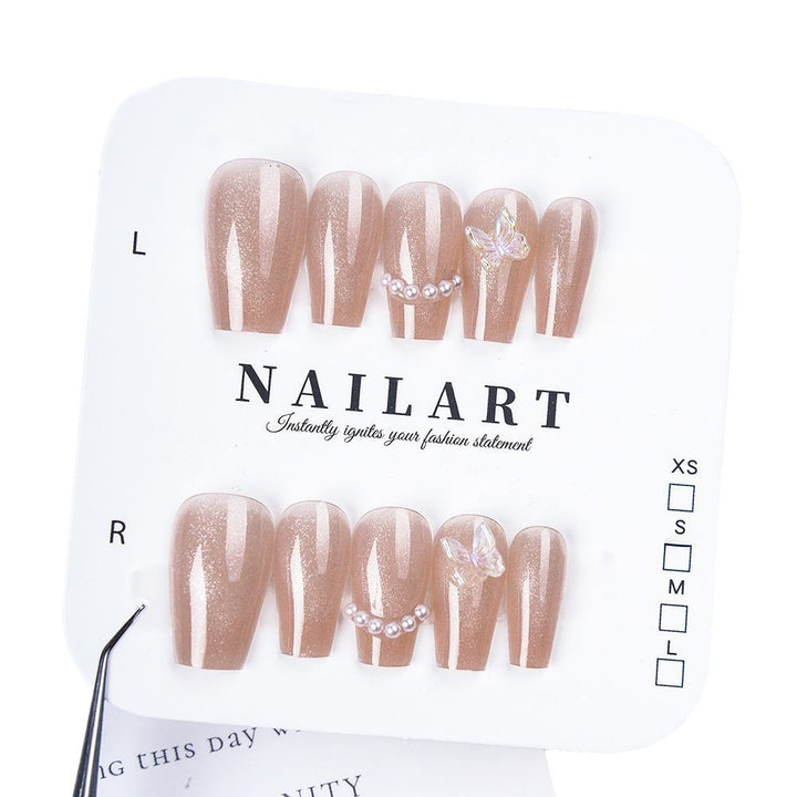 Glamouröse Press-On Nagel Set Karnz