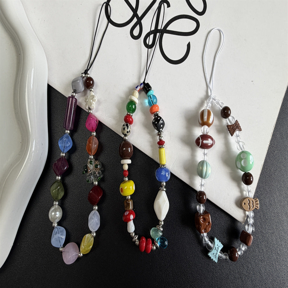Bunte Perlen-Charm-Halskette Karnz 1790135885