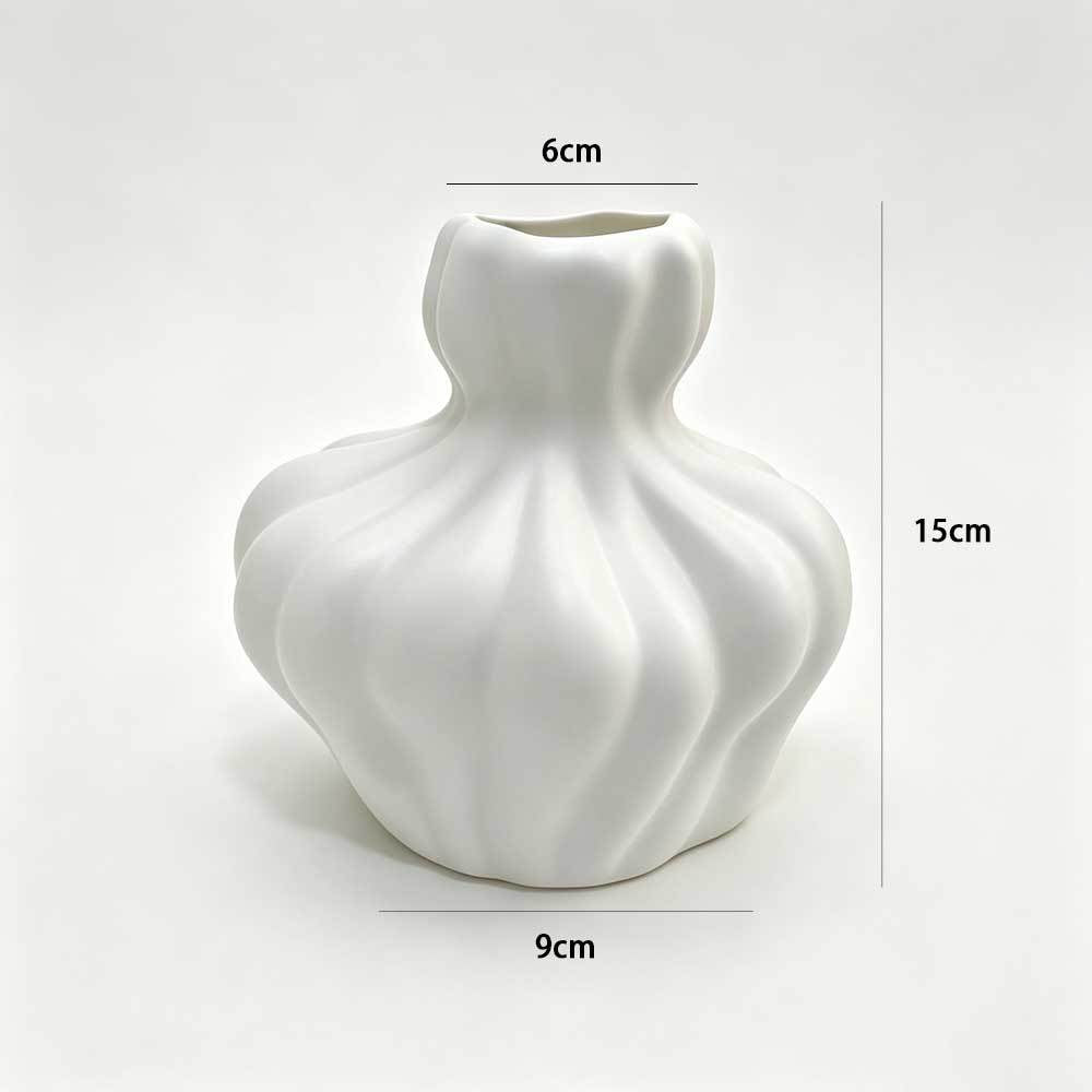 Abstract Skulptural Dekorative Vase Karnz