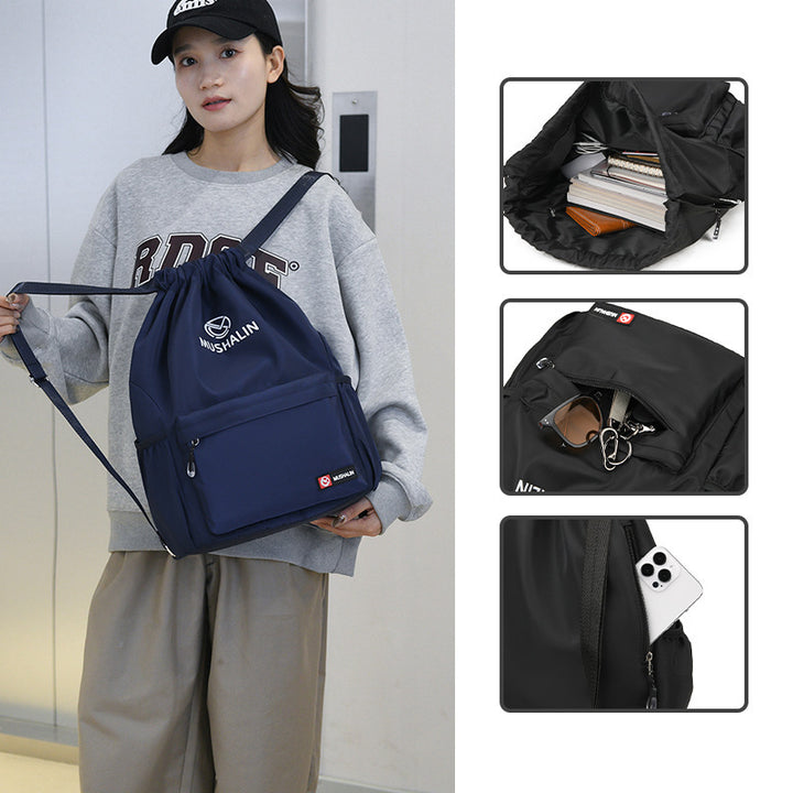 Vielseitiger Kordelzug Rucksack Karnz