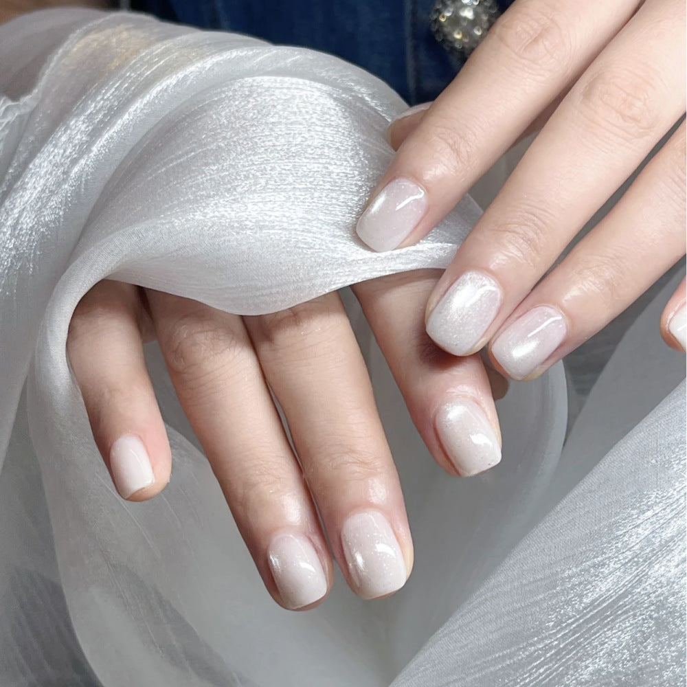 Premium Glänzendes Press-On Nagelset Karnz