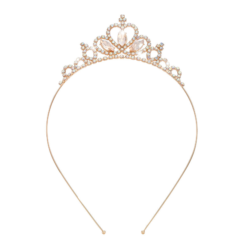 Damen Kristall Tiara Karnz
