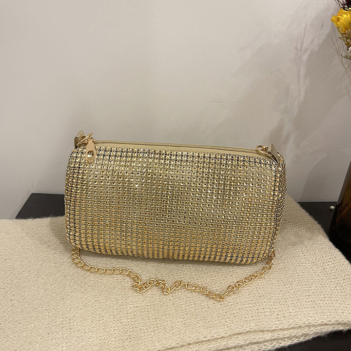 WoGlamorous Rhinestone Abendausschnitt Karnz