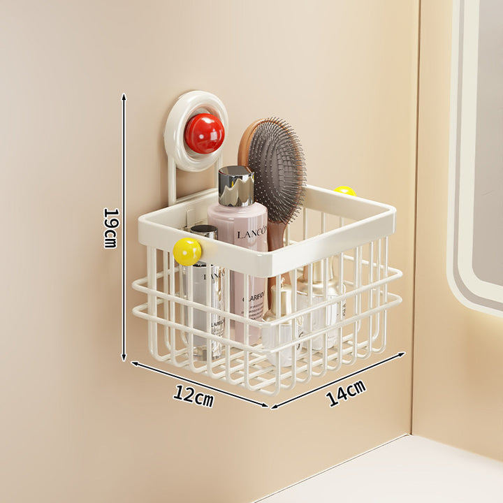 Saugnapf-befestigter belüfteter Badezimmerdusche Caddy Korb Organisator