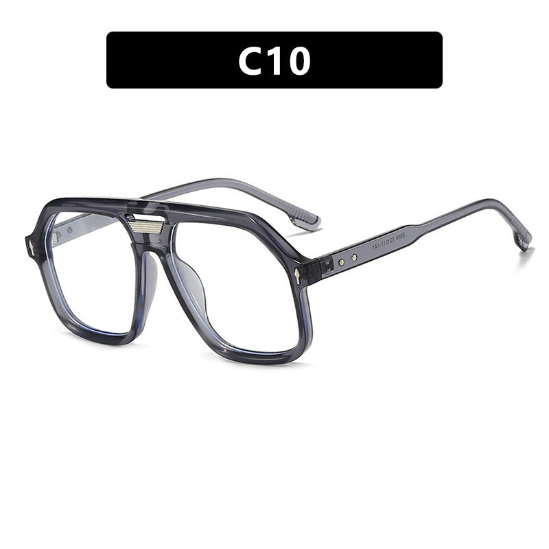 Damen oversized Sonnenbrille mit polygonalem Rahmen und UV-Schutz Karnz