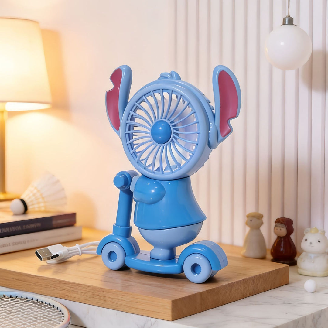 Unisex Tragbarer USB Handventilator im kreativen Tierdesign Karnz